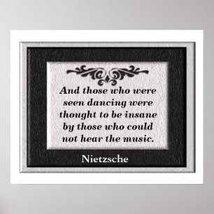 Lyssna inte på musiken poster