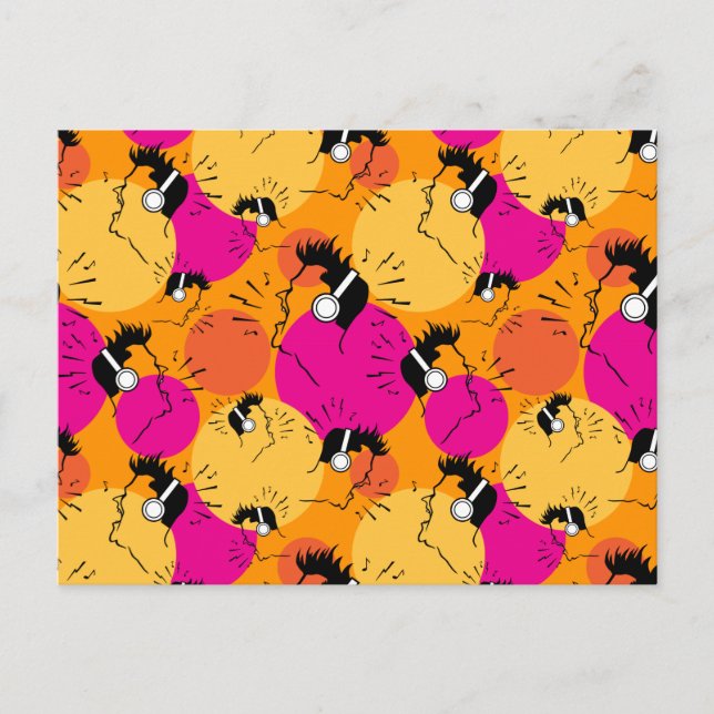 Lyssna och sjunga vykort (Framsida)