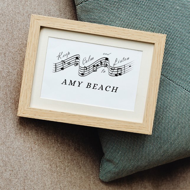 Lyssna på Amy Beach Best Classical Music Composer Poster (Skapare uppladdad)