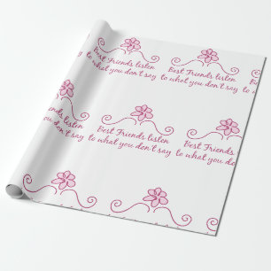 Lyssna på bästa vänner presentpapper
