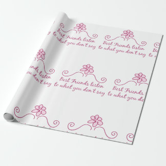 Lyssna på bästa vänner presentpapper