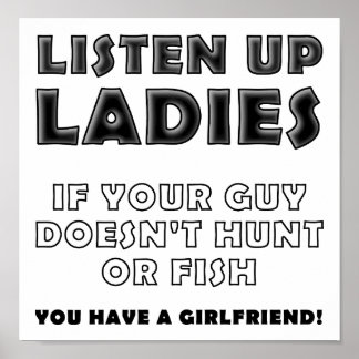 Lyssna på Dam Funny Hunting Poster