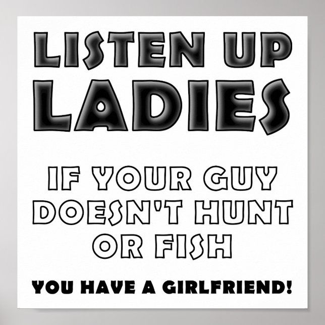 Lyssna på Dam Funny Hunting Poster (Framsidan)