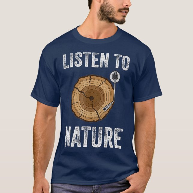 Lyssna på den globala uppvärmningen av klimatet t shirt (Framsida)