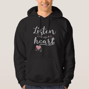 Lyssna på ditt hjärtstoscope hoodie