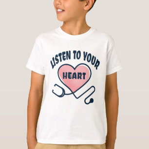 Lyssna på ditt hjärtstoscope t shirt
