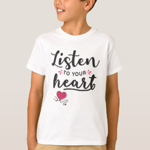 Lyssna på ditt hjärtstoscope t shirt