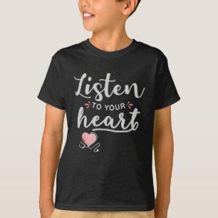 Lyssna på ditt hjärtstoscope t shirt
