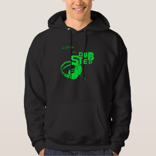 Lyssna på Dubstep Sweatshirt Med Luva