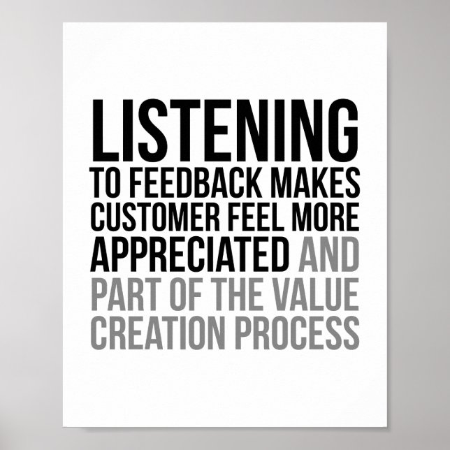 Lyssna på feedback poster (Framsidan)