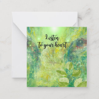 Lyssna på Hack. Anteckningskort