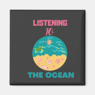 lyssna på havet och slappna av magnet