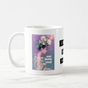 Lyssna på musiken i din själ inspirerande kaffemugg