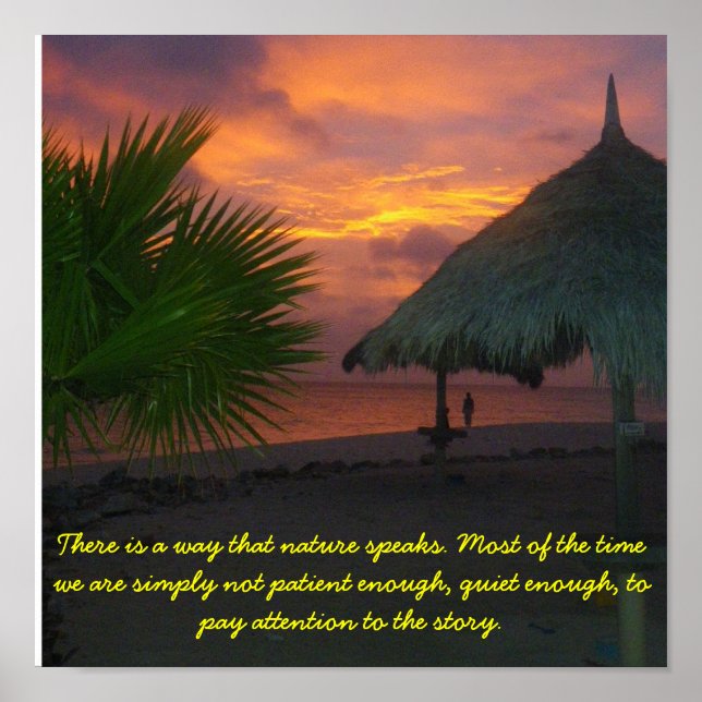 Lyssna på naturen poster (Framsidan)