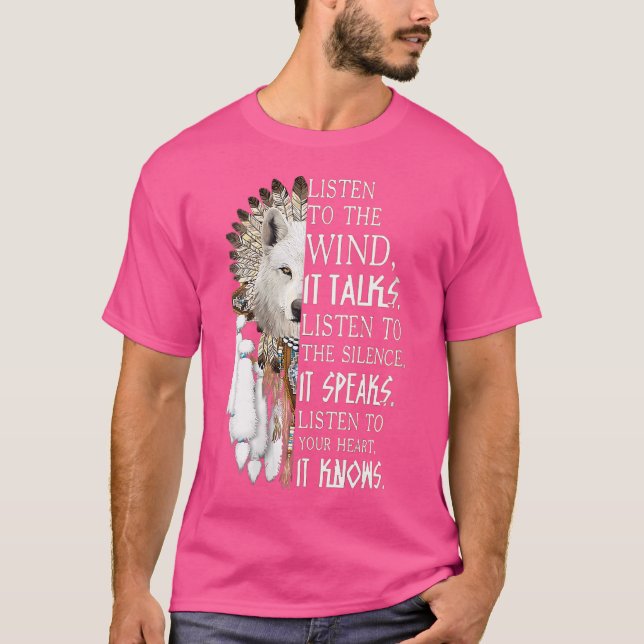 Lyssna på Vinden, lyssna på Silen T Shirt (Framsida)