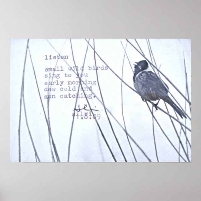 "lyssna" poster (Framsidan)