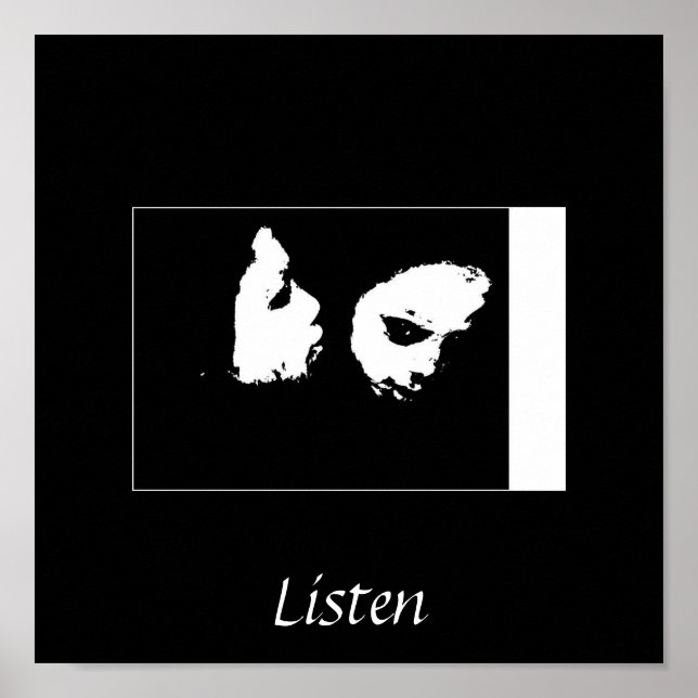 Lyssna Poster (Framsidan)