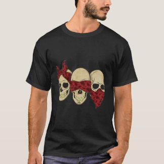 Lyssna, se tala inga onda skullhuvuden t shirt