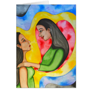 Lyssna till älska uttrycker within. hälsningskort