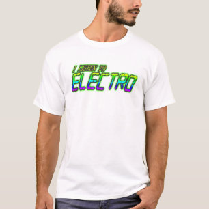 LYSSNA TILL DEN ELECTRO skjortan T-shirt
