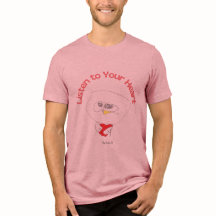 Lyssna till ditt hjärta herr t-shirt