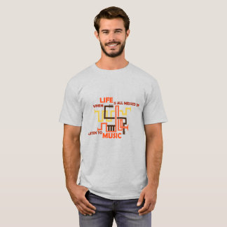 Lyssna till musik t shirt