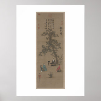 Lyssna till Qin - kejsare Huizong, Songdynastin Poster