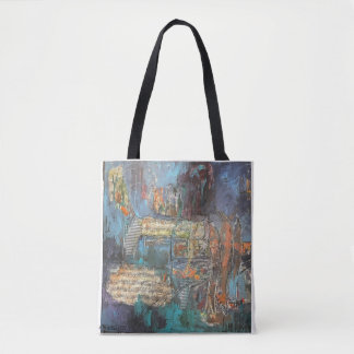 'LYSSNA' Tote Bag Tygkasse