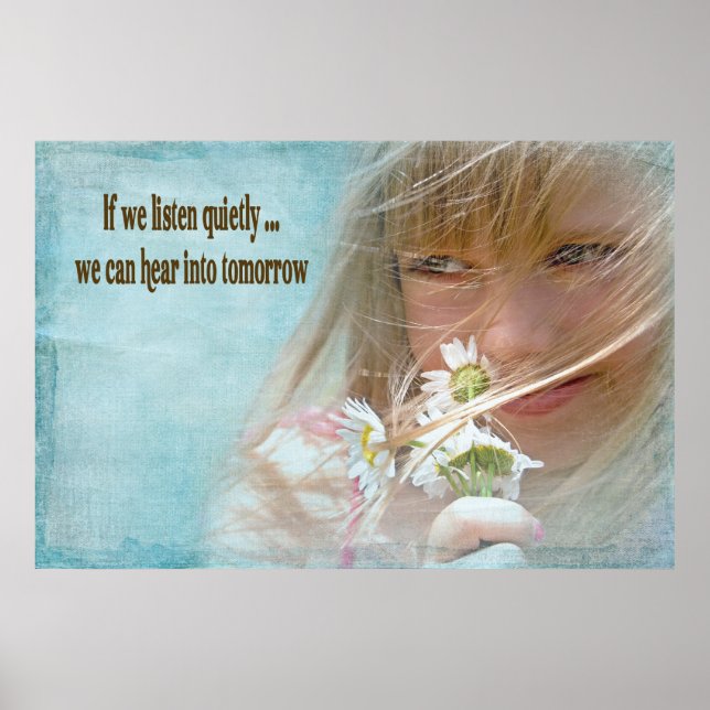 Lyssna tyst poster (Framsidan)