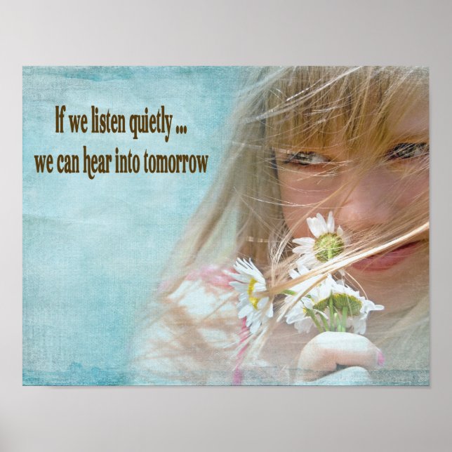 Lyssna tyst poster (Framsidan)