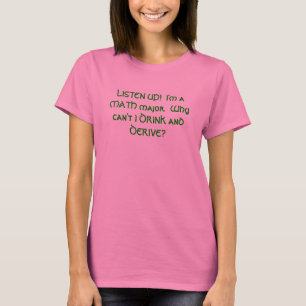 LYSSNA UPP! Mig förmiddag som en MATH ha som Tee Shirt