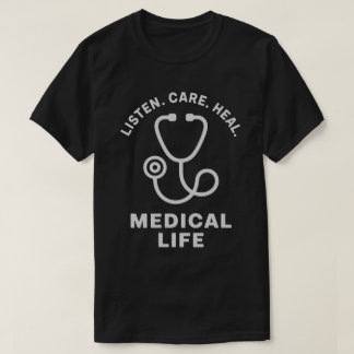Lyssna Vård Läkare Te T Shirt