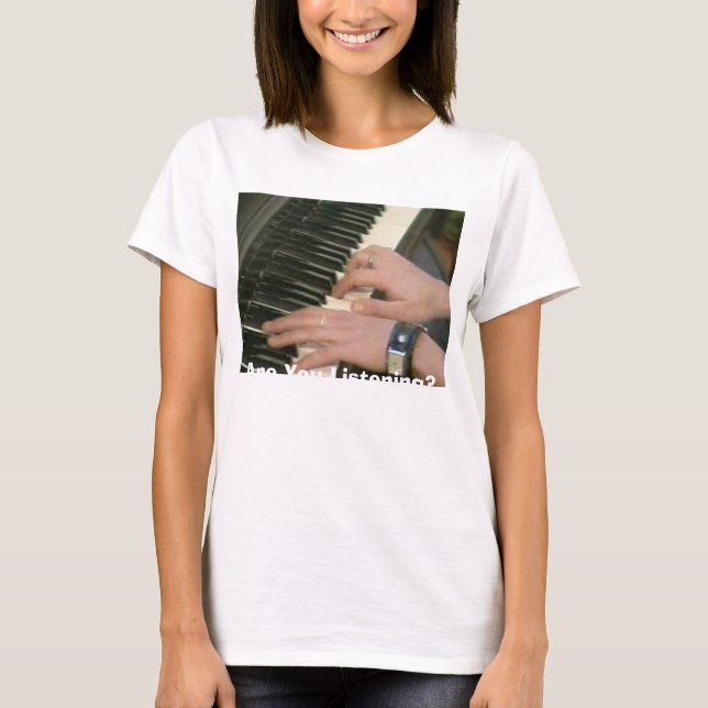 Lyssnar du? t-shirt (Framsida)