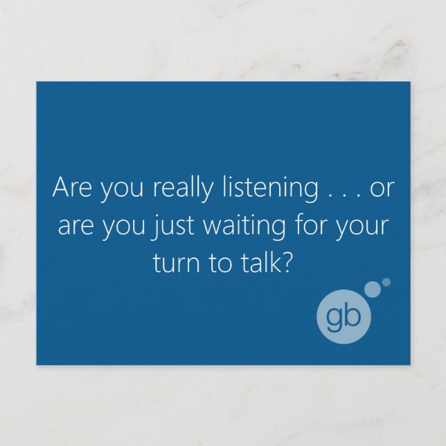 Lyssnar du? vykort (Framsida)