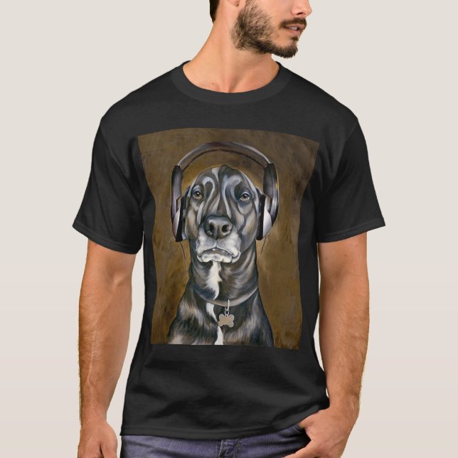 LYSSNAR HÄR - HUNDEN TEE (Framsida)