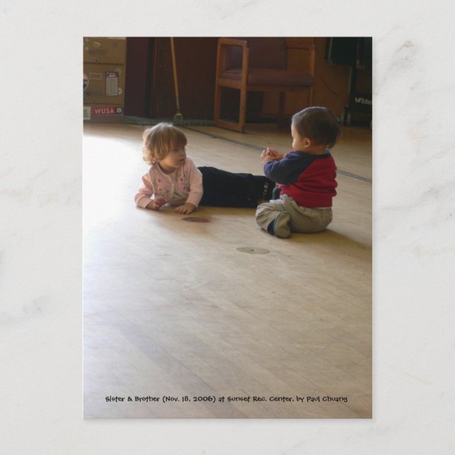 Lyssnar på Barn Talk... Vykort (Framsida)