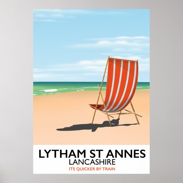 Lytham St Annes Lancashire kustomaffisch Poster (Framsidan)