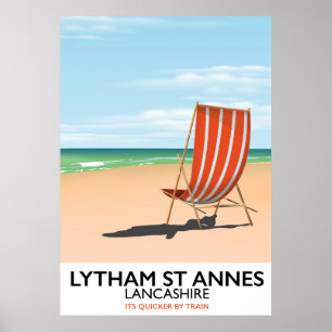 Lytham St Annes Lancashire poster