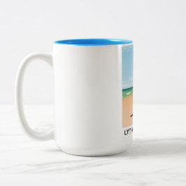 Lytham St Annes Lancashire poster Två-Tonad Mugg