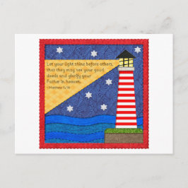 Lythouse Collage inspirational vycard Vykort