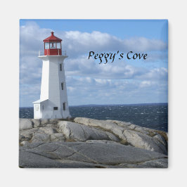 Lythouse på Peggy's Cove Magnet