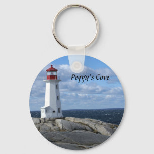 Lythouse på Peggy's Cove Nyckelring