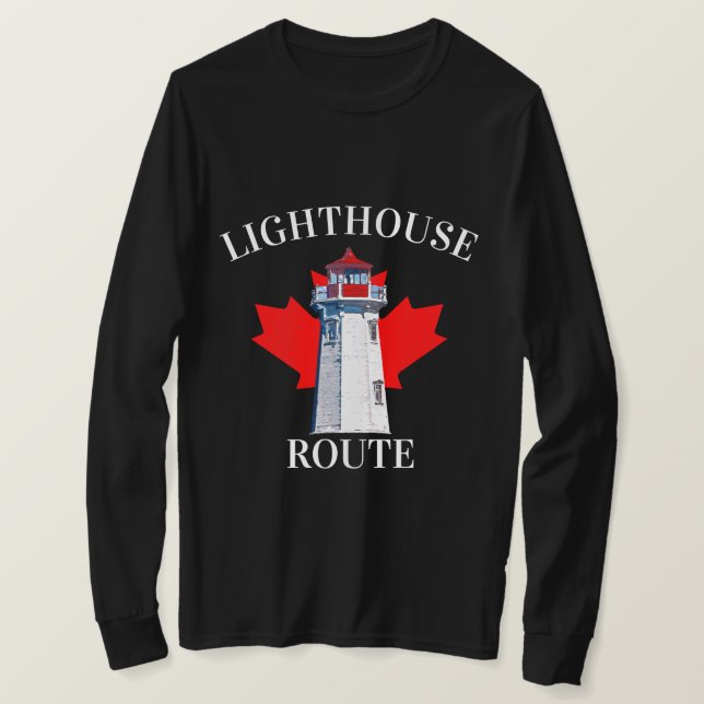 Lythouse route Peggy's cove Nova Scotia shirt T (Design framsida)