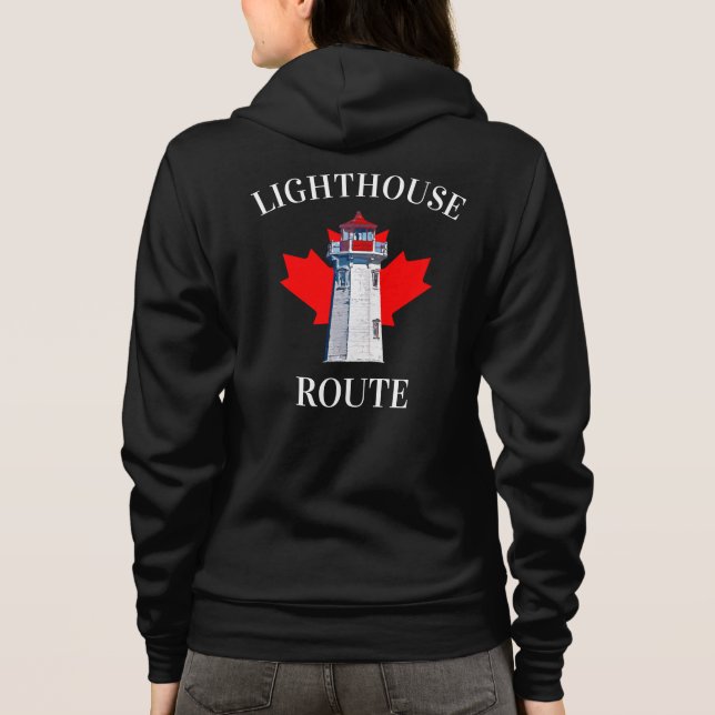 Lythouse route Peggy's cove Nova Scotia Tartan C T Shirt (Baksida)