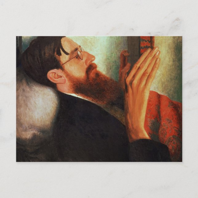 Lytton Strachey, 1916 Vykort (Framsida)