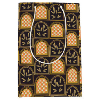 Lyx Art Deco Geometrisk Blommig Sömlös Mönster