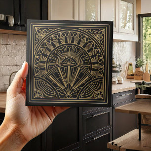 Lyx Art Deco Geometrisk Mønster#2 ID1196 Kakelplatta