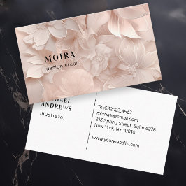 lyx, -Beige, blomma, Salon, Visitkort