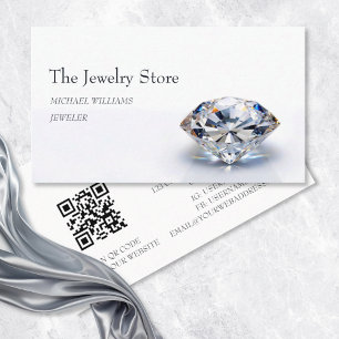 Lyx Diamant Juveler Smyckesbutik Visitkort