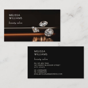 Lyx Diamant Juwelier Smyckesbutik Visitkort
